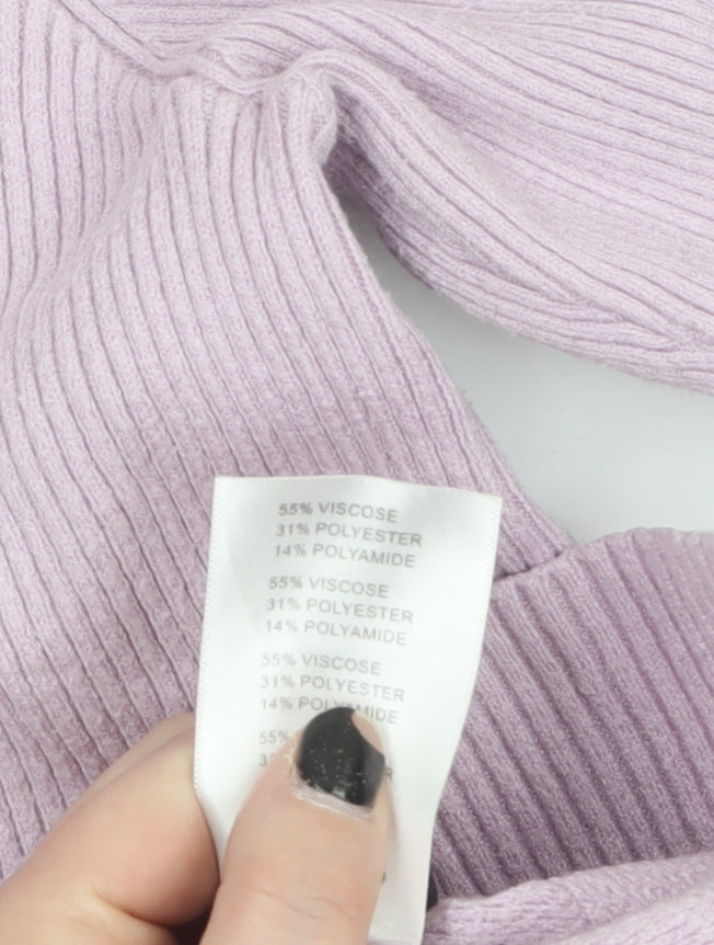 Damart Womens Pink Viscose Blend Crew Neck Long Sleeve Jumper Size 18/20