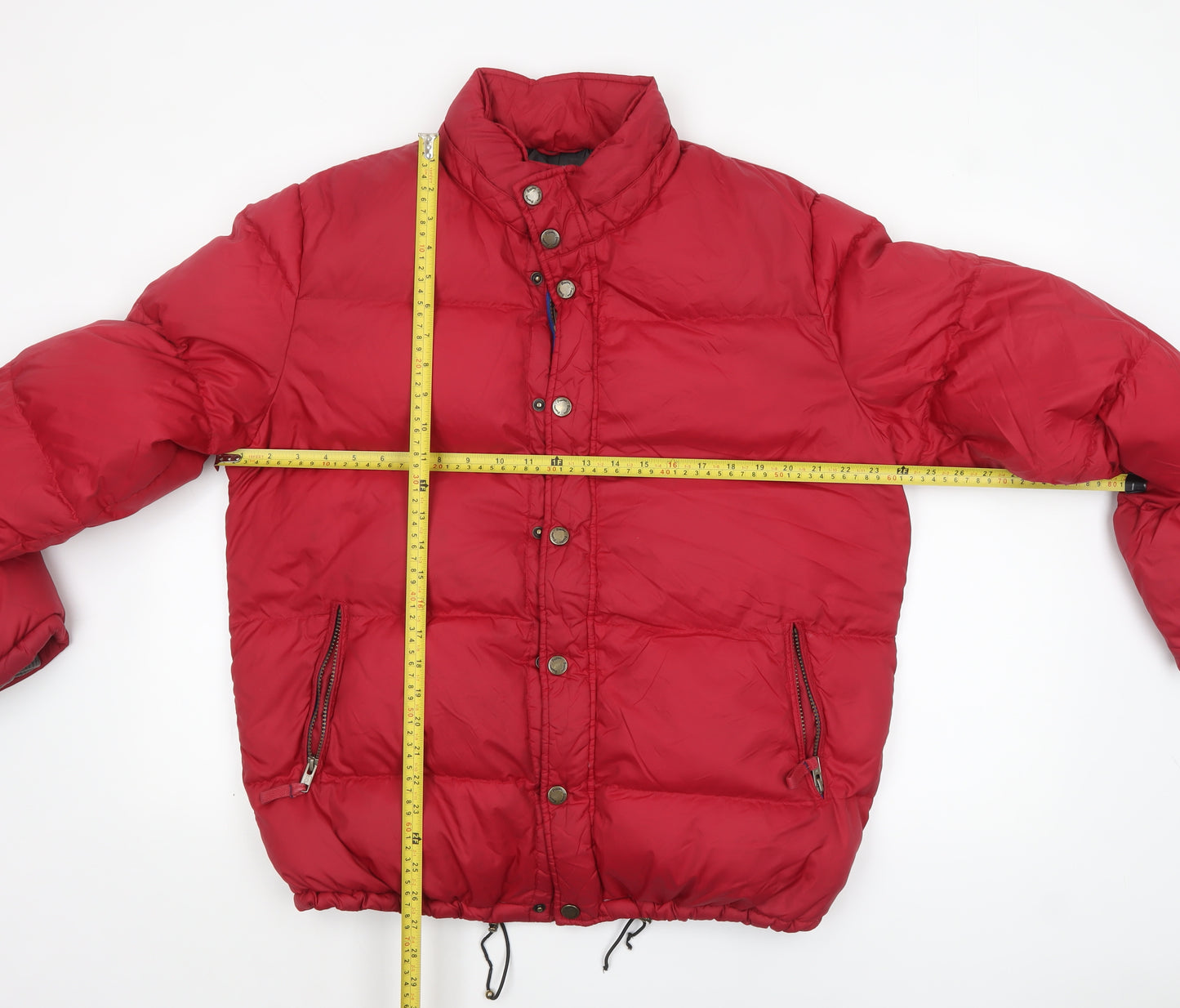 Boden Men’s Red Puffer Jacket L Winter Down Padded Coat