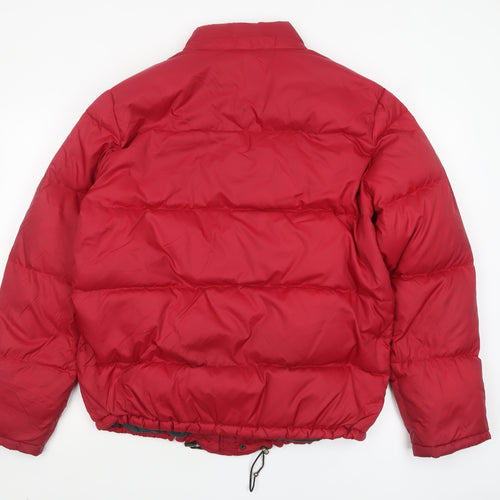 Boden Men’s Red Puffer Jacket L Winter Down Padded Coat