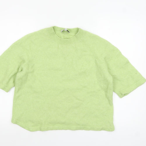 & Other Stories Women Green Alpaca Wool Pullover Jumper Size S