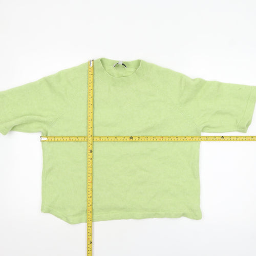 & Other Stories Women Green Alpaca Wool Pullover Jumper Size S
