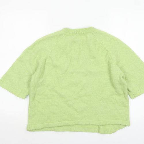 & Other Stories Women Green Alpaca Wool Pullover Jumper Size S