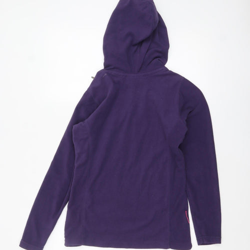 Mountain Warehouse Women's Purple Fleece Hoodie UK10 1/2 Zip Pullover
