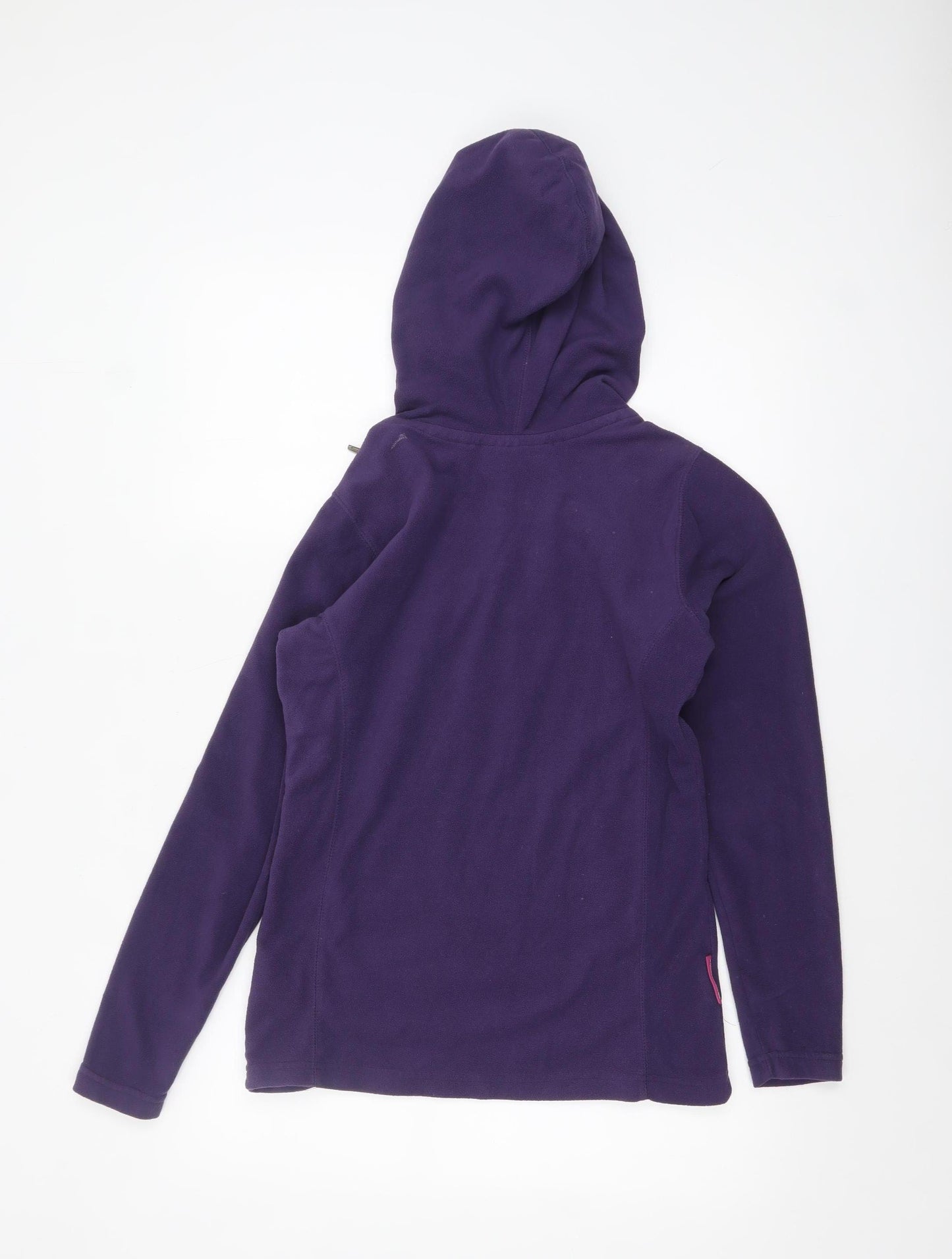 Mountain Warehouse Women's Purple Fleece Hoodie UK10 1/2 Zip Pullover