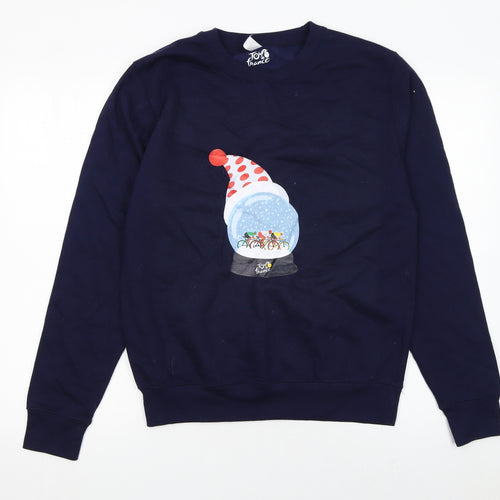 Tour de France Navy Sweatshirt Women S Pullover Christmas Graphic Print