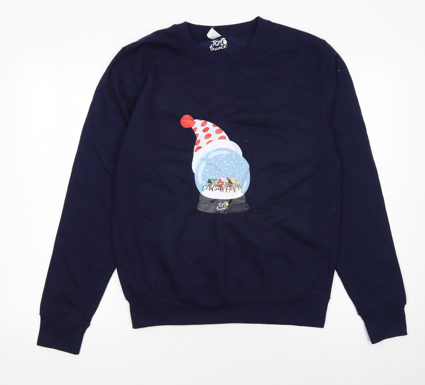Tour de France Navy Sweatshirt Women S Pullover Christmas Graphic Print