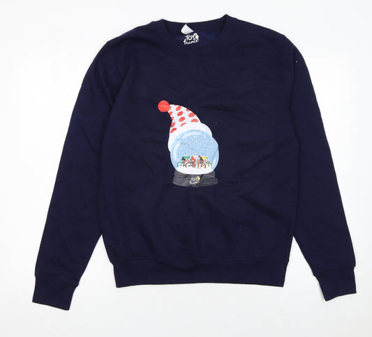 Tour de France Navy Sweatshirt Women S Pullover Christmas Graphic Print