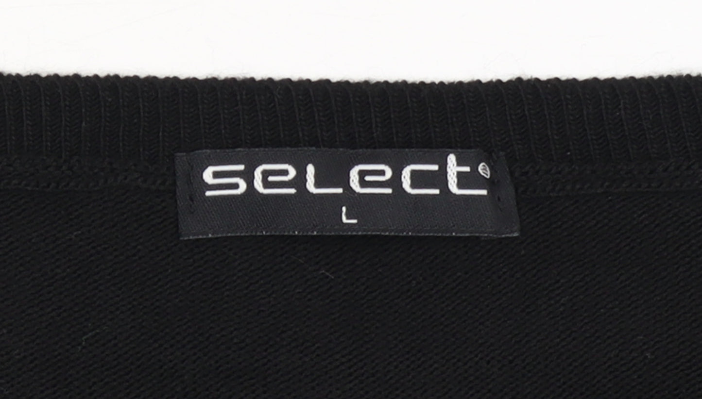 Select Womens Black Christmas Dog Sequin Jumper L