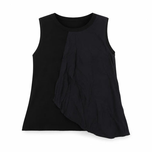 Zara Women Black Sleeveless Ruffle Camisole Tank Top Size S