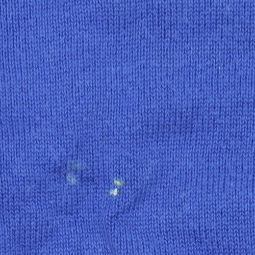 Polo Ralph Lauren Men's Blue Argyle V-Neck Cotton Jumper XL