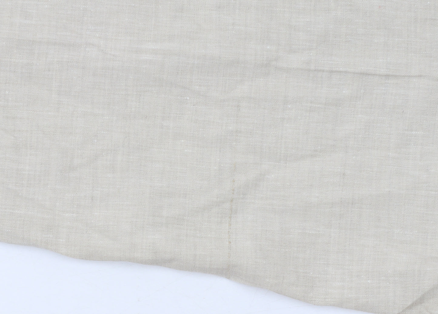Marks and Spencer Men's Beige Linen Blend Tailored Chino Trousers Size 42 Classic Fit