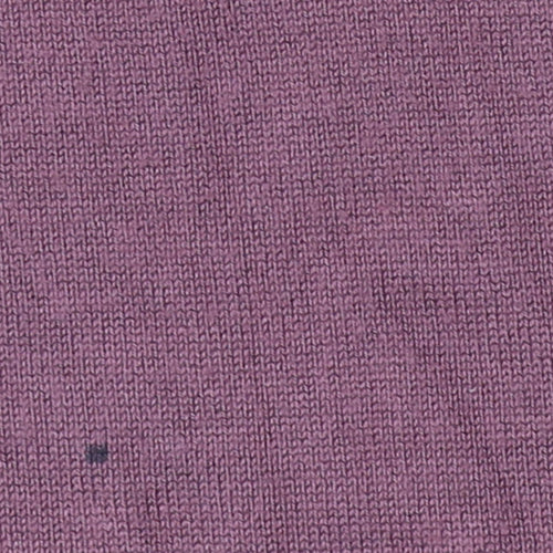 Saint Tropez Women’s Purple Crew Neck 3/4 Sleeve Relaxed Jumper M