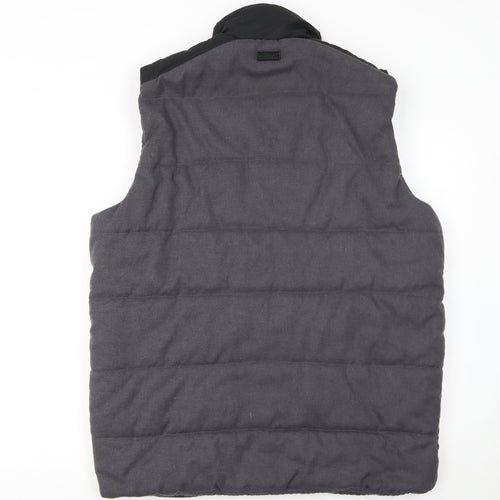 Regatta Men's Grey Padded Waistcoat Bodywarmer Lined Zip L