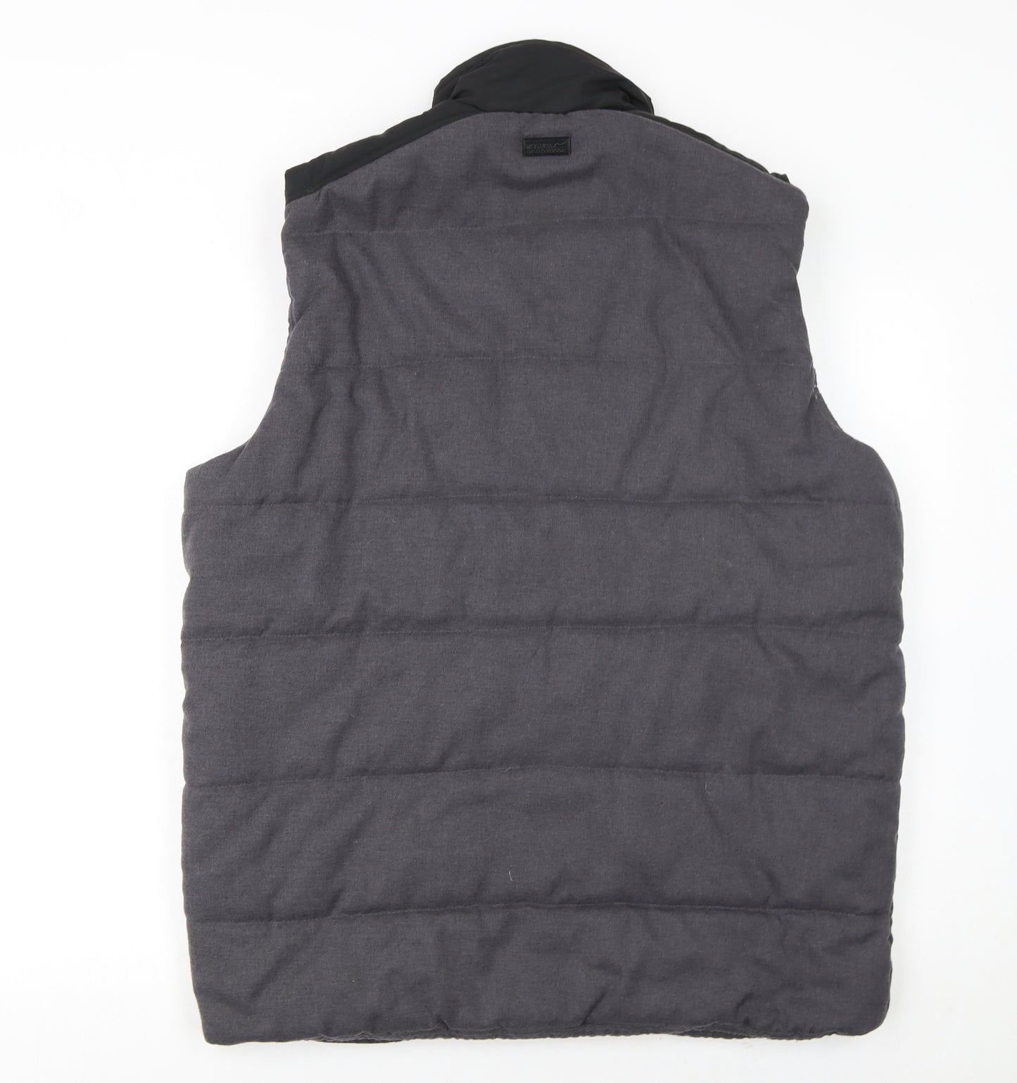 Regatta Men's Grey Padded Waistcoat Bodywarmer Lined Zip L