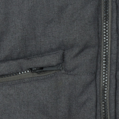 Regatta Men's Grey Padded Waistcoat Bodywarmer Lined Zip L