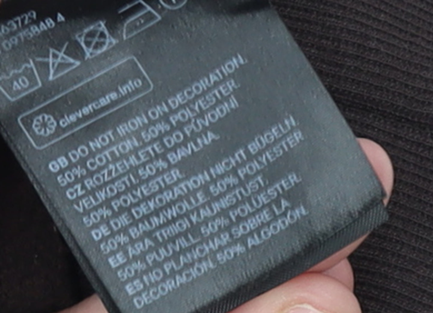 H&M Divided Women Brown 1/2 Zip Sweatshirt M