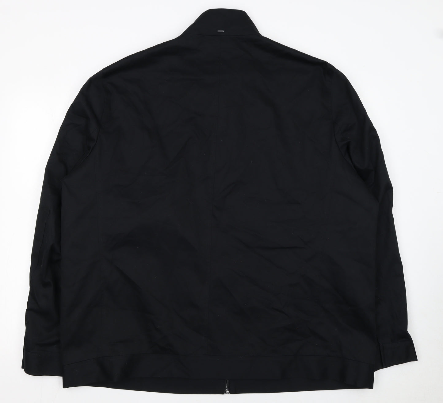 Marks and Spencer Autograph Men's Black 3XL Regular Cotton Zip Jacket
