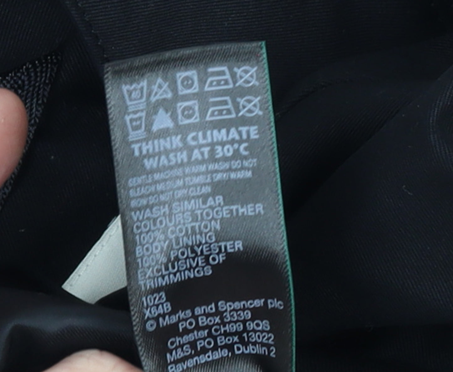 Marks and Spencer Autograph Men's Black 3XL Regular Cotton Zip Jacket