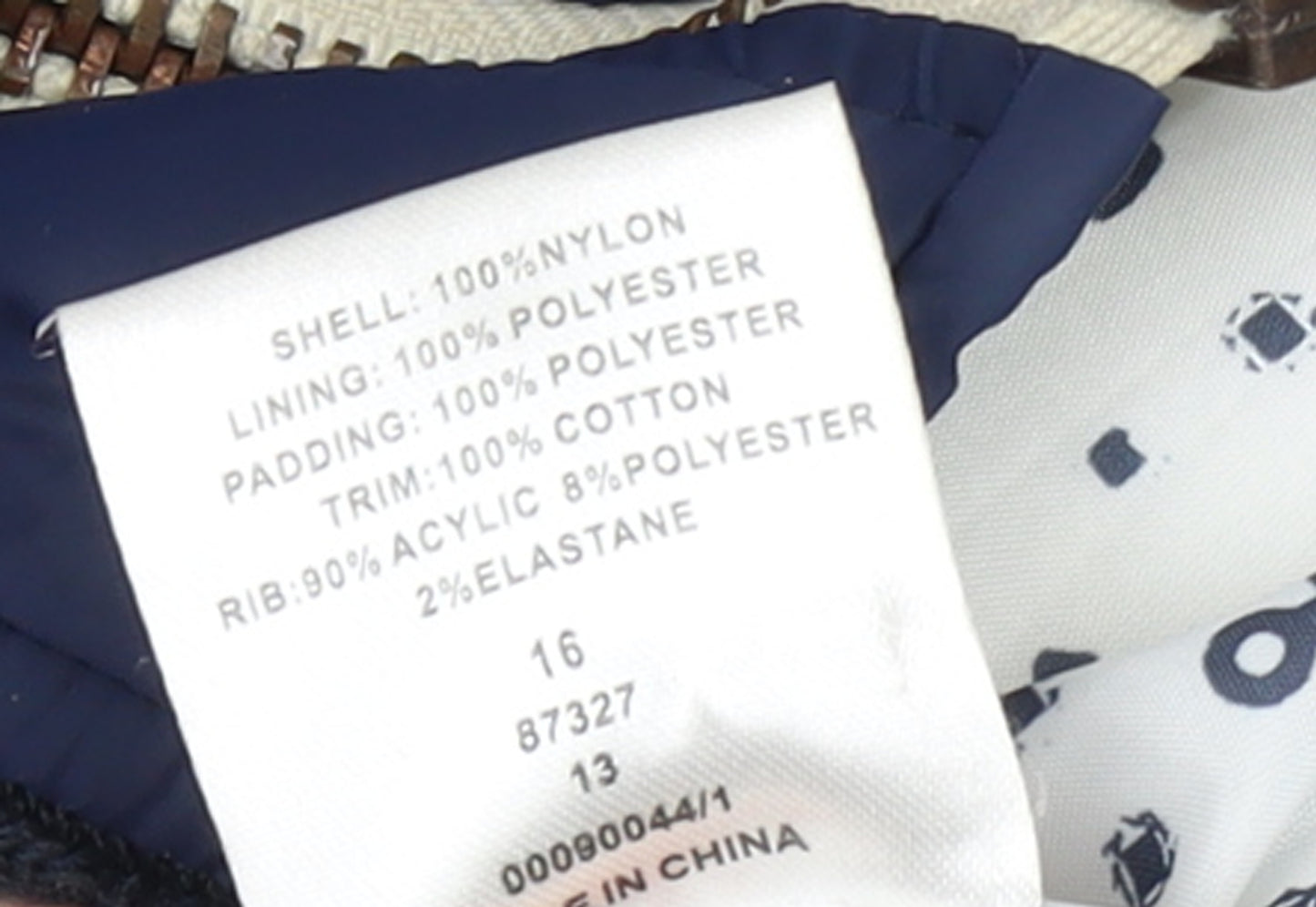 SoulCal & Co Women's Blue Hooded Puffer Waistcoat Size 16