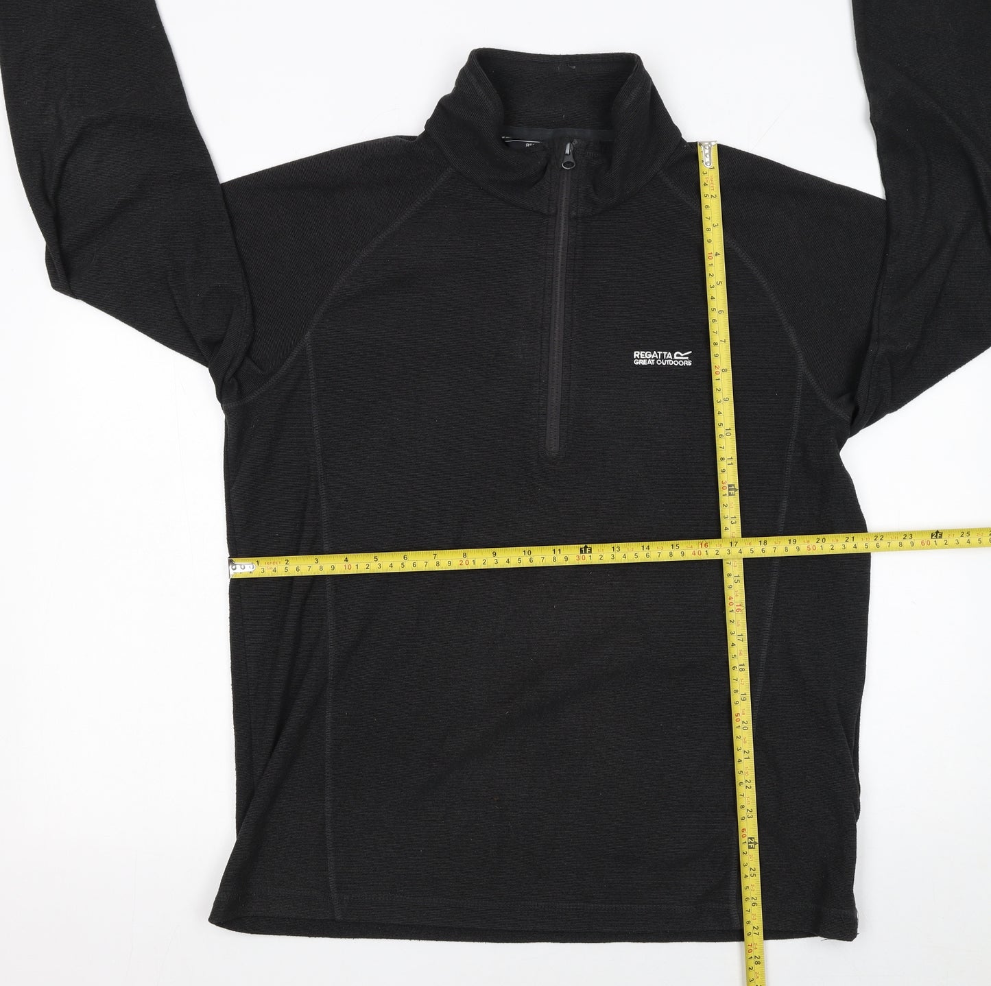 Regatta Men's Black Fleece 1/2 Zip Pullover Sweatshirt L