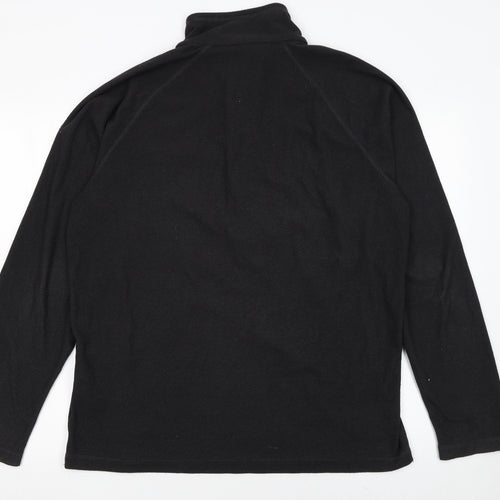 Regatta Men's Black Fleece 1/2 Zip Pullover Sweatshirt L