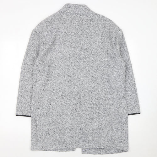 Marks and Spencer Womens Grey Long Sleeve Open Cardigan Size 16