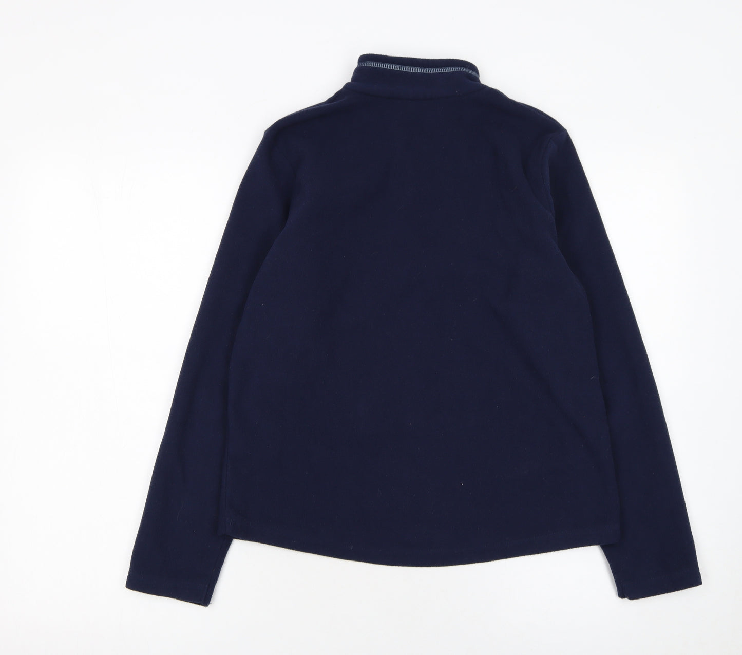Quechua Boys Blue Fleece 1/2 Zip Pullover Sweatshirt 12-13 Years
