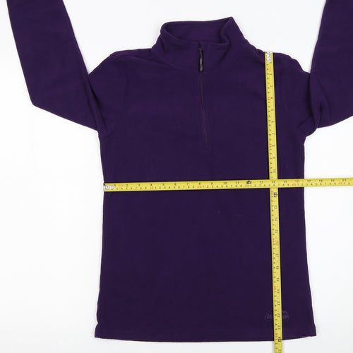Peter Storm Women's Purple Fleece Pullover Sweatshirt Size 10
