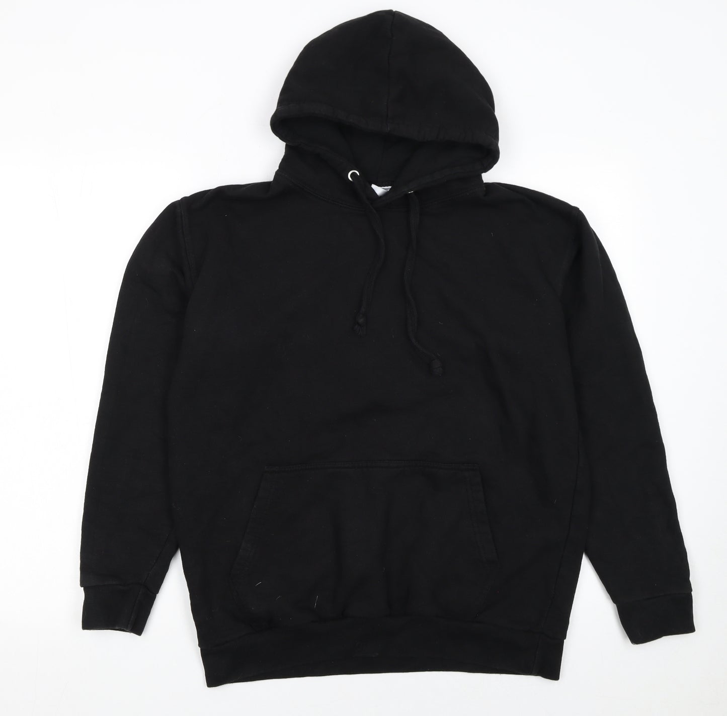 Stars & Stripes Men’s Black Pullover Fleece Hoodie Size M Regular Fit