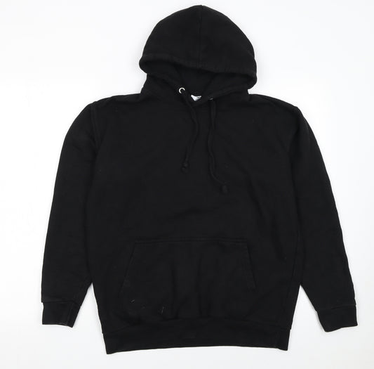 Stars & Stripes Men’s Black Pullover Fleece Hoodie Size M Regular Fit