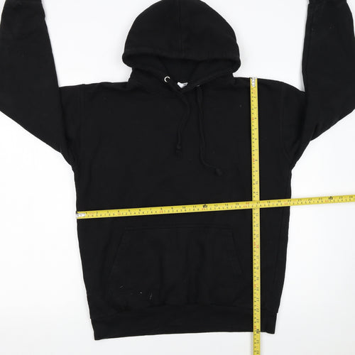 Stars & Stripes Men’s Black Pullover Fleece Hoodie Size M Regular Fit