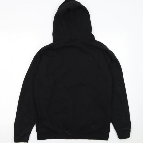 Stars & Stripes Men’s Black Pullover Fleece Hoodie Size M Regular Fit