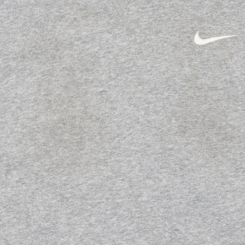 Nike Boys Grey Pullover Hoodie XL 13-15 Years Regular Fit Sportswear