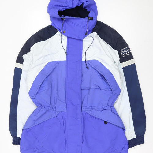 Super A by Torstai Women's Blue Size 12 Hooded Parka Jacket