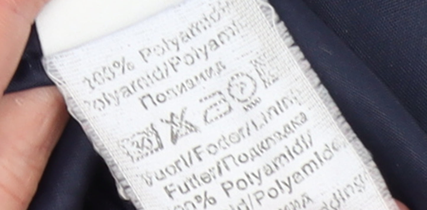 Super A by Torstai Women's Blue Size 12 Hooded Parka Jacket