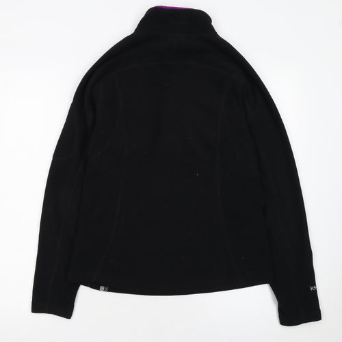 Karrimor Women Black Fleece 1/4 Zip Pullover Sweatshirt Size 10