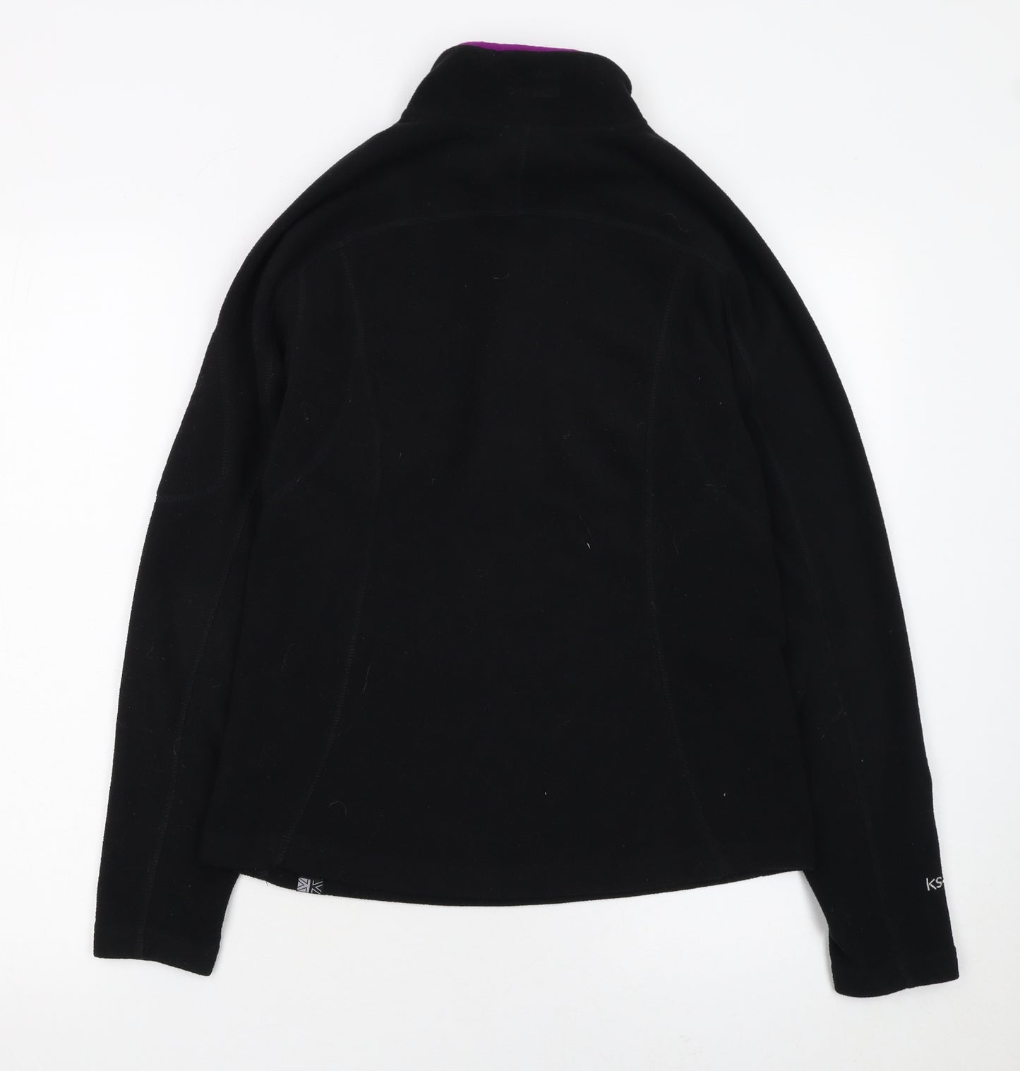 Karrimor Women Black Fleece 1/4 Zip Pullover Sweatshirt Size 10