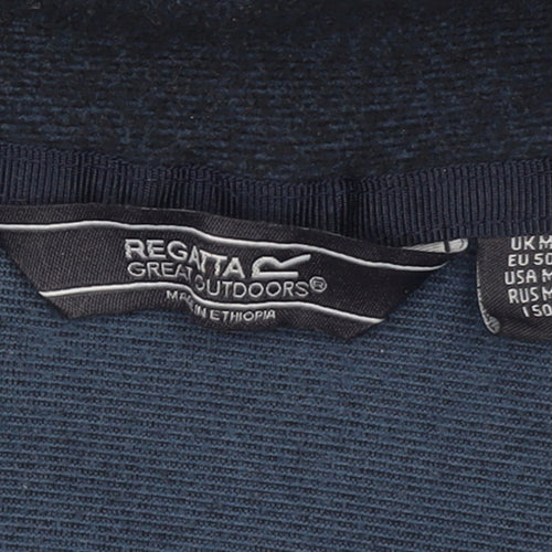 Regatta Men's Blue Fleece 1/4 Zip Pullover Sweatshirt Size M