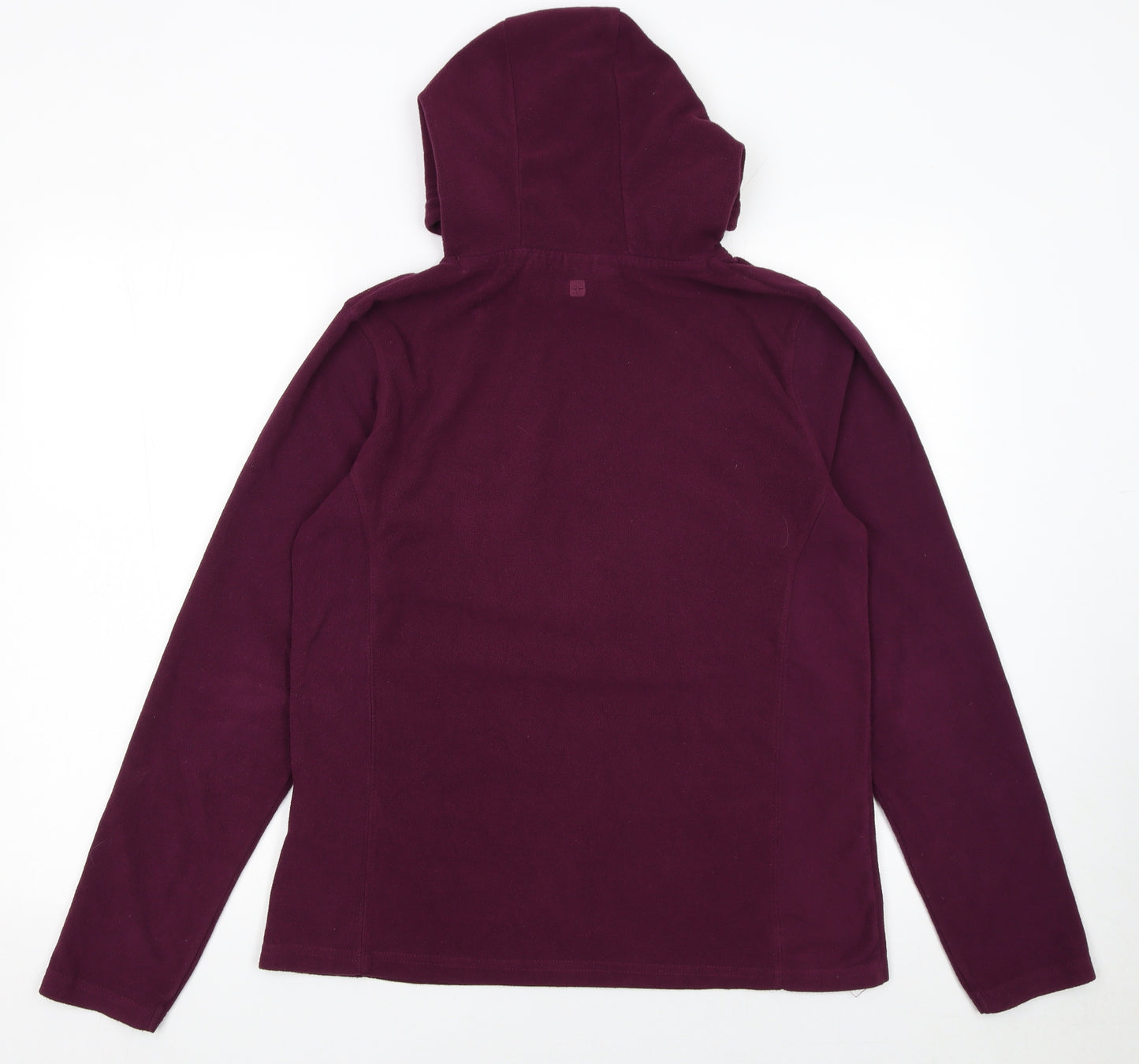 Mountain Warehouse Womens Burgundy Fleece Pullover Hoodie UK 12