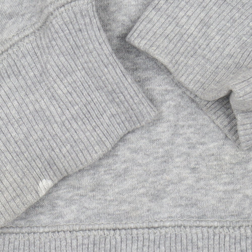 Nike Womens Grey Crew Neck Pullover Sweatshirt Size M