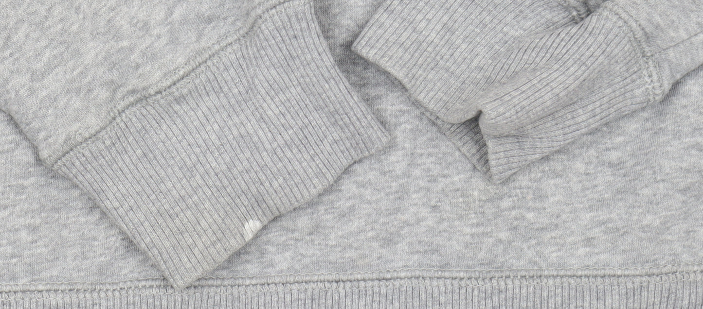 Nike Womens Grey Crew Neck Pullover Sweatshirt Size M