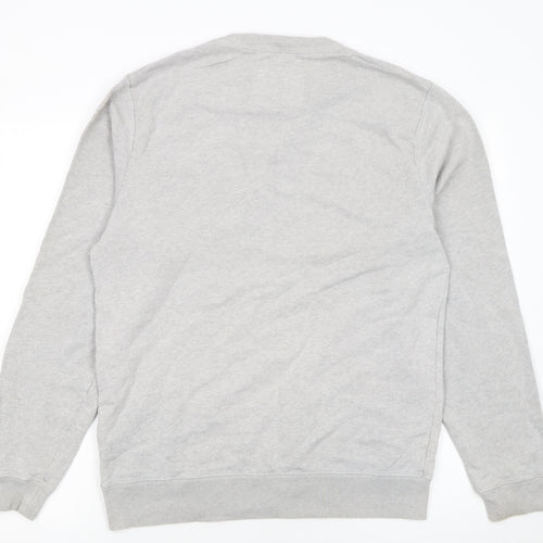 Jack Wills Men's Grey Pullover Sweatshirt M Crew Neck Logo