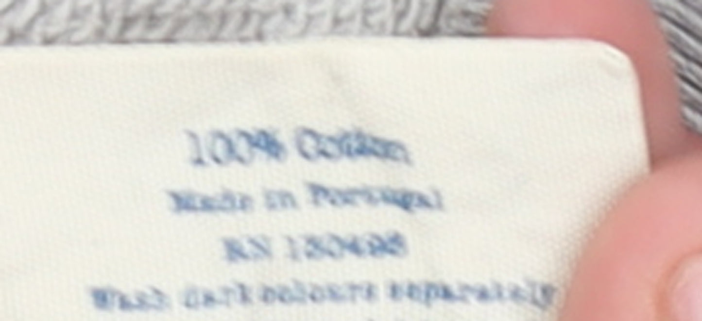 Jack Wills Men's Grey Pullover Sweatshirt M Crew Neck Logo