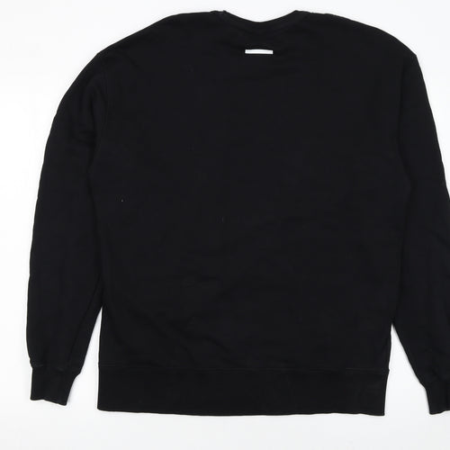 Zara Men's Black Graphic Print Pullover Sweatshirt Size M