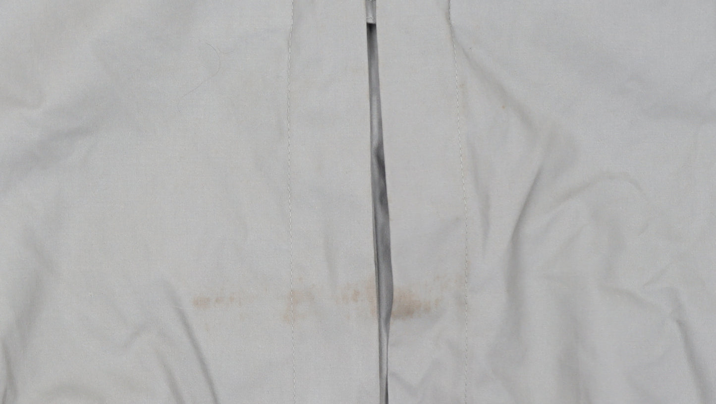 Canda Women's Beige Long Trench Coat Size 16 Belted Classic Style