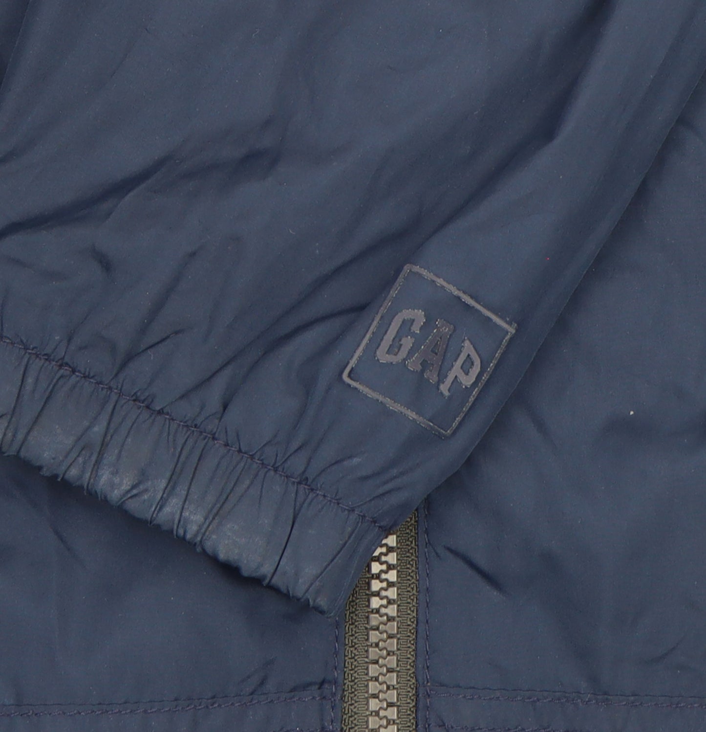 GAP Kids Boys Blue Hooded Windbreaker Jacket 8-9 Years