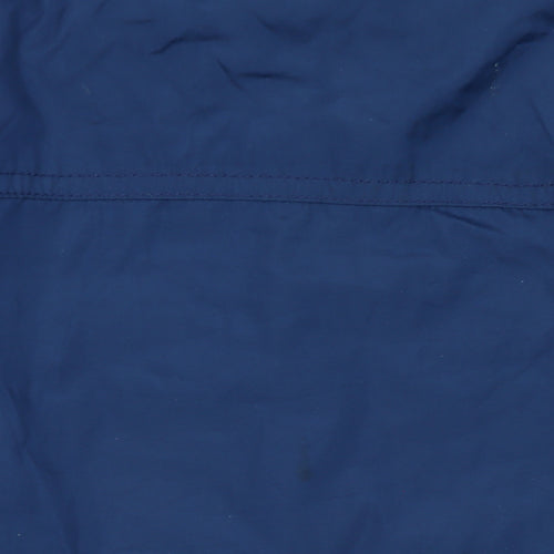 GAP Kids Boys Blue Hooded Windbreaker Jacket 8-9 Years