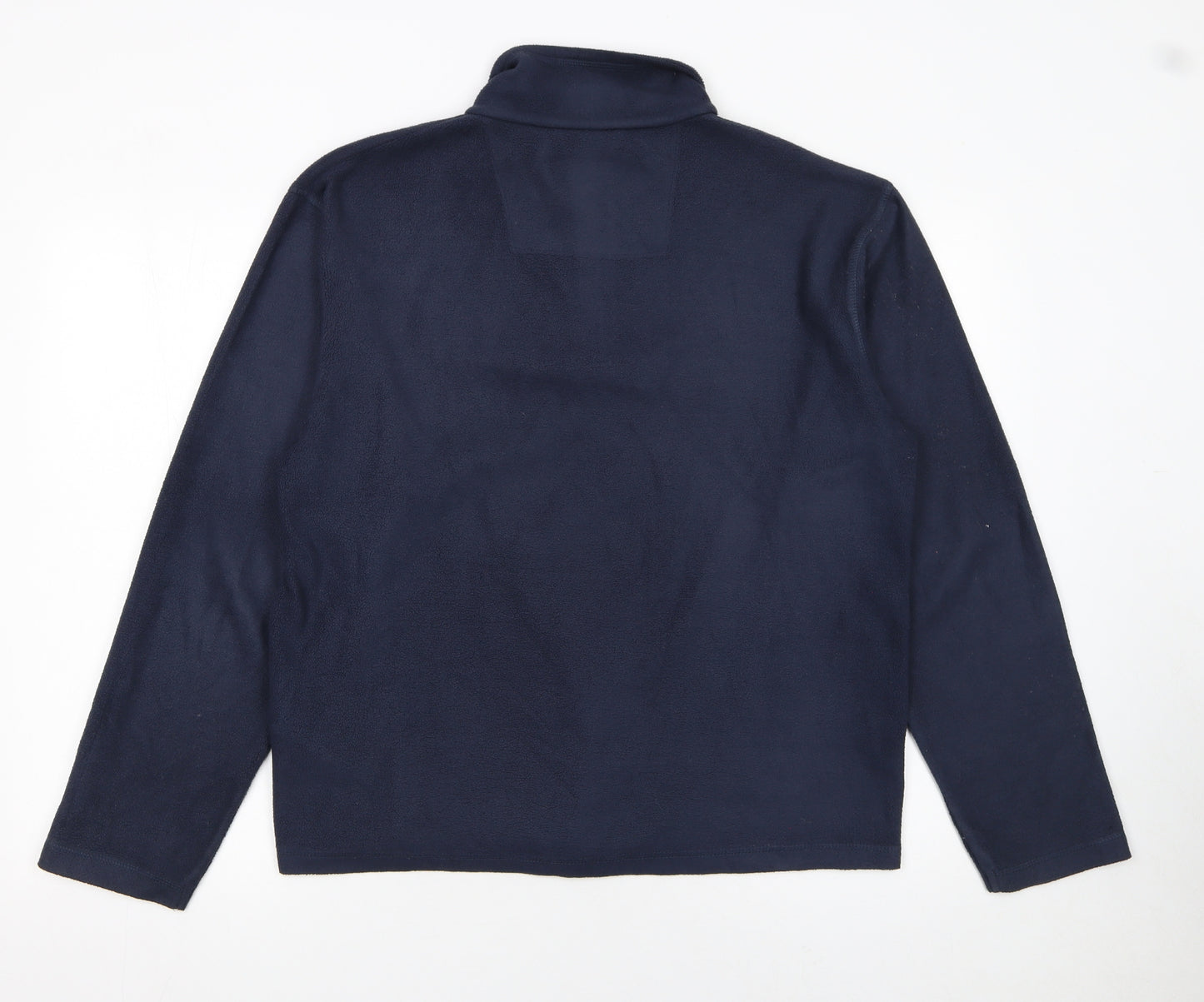 Regatta Men Blue Fleece Half Zip Pullover Sweatshirt M