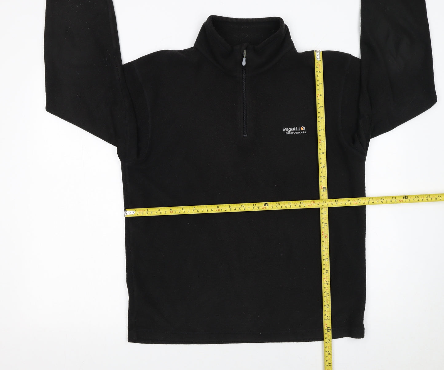 Regatta Men's Black Fleece 1/4 Zip Pullover Sweatshirt M