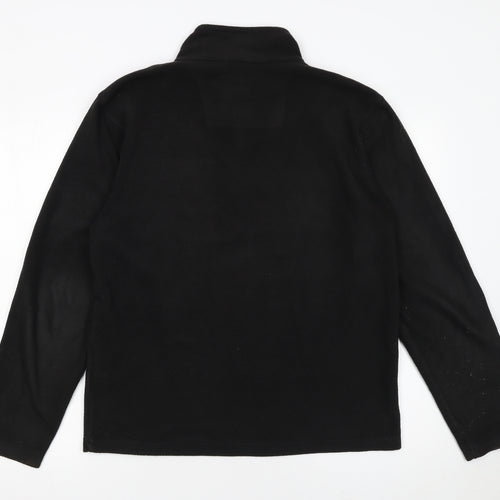 Regatta Men's Black Fleece 1/4 Zip Pullover Sweatshirt M